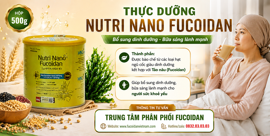 Thực dưỡng miễn dịch Nutri Nano Fucoidan dùng cho người ốm yếu